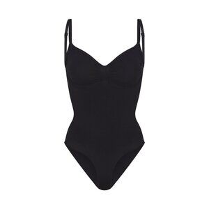 Skims seamless sculpt brief bodysuit in onyx
